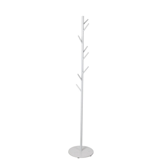 Levede Coat Rack Hat Clothes Stand Hanger White-0
