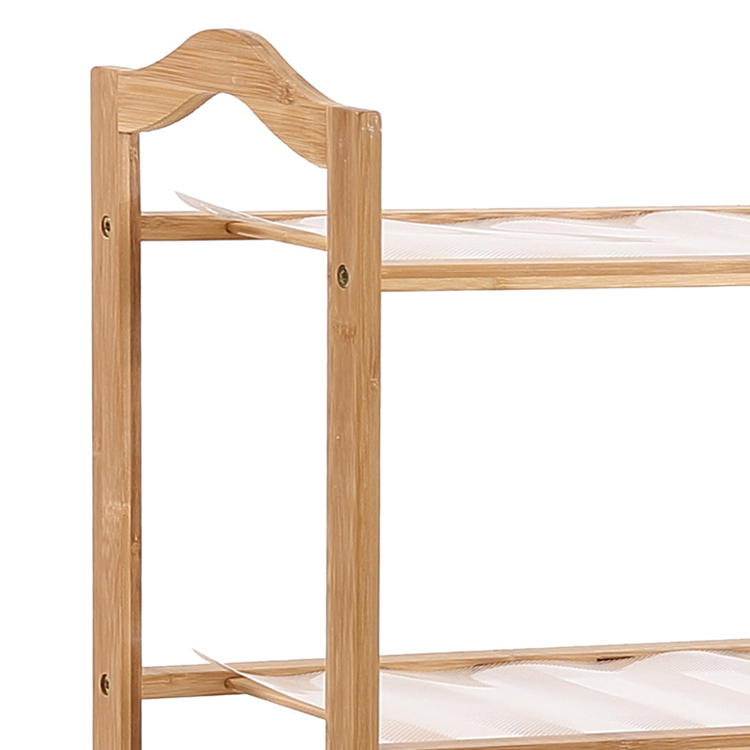 Levede Bamboo Shoe Rack Storage Wooden-2