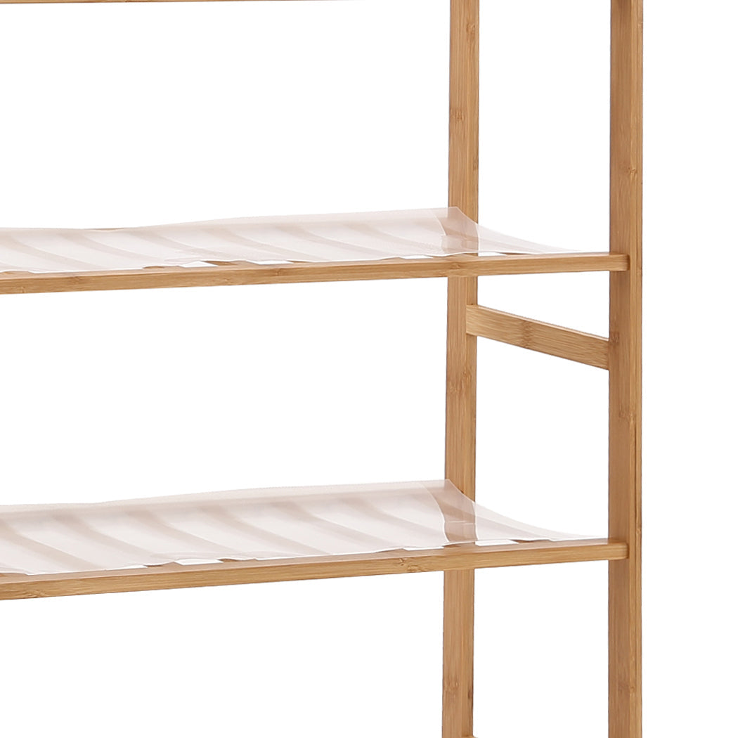 Levede Bamboo Shoe Rack Storage Wooden-4