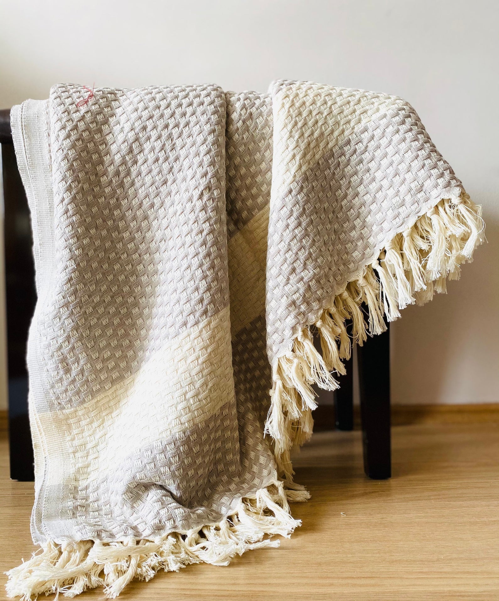Handgewebte Decke 